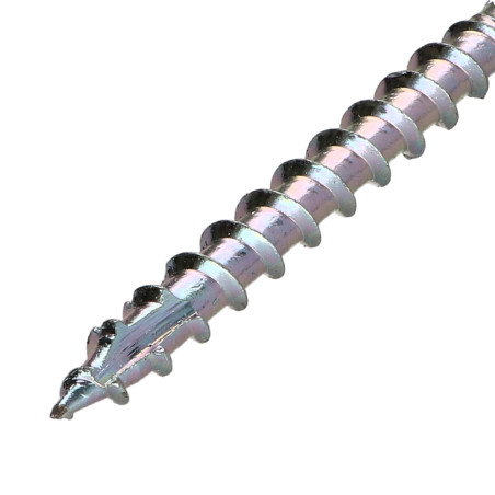 1 x Tornillo para marcos TEKOR cabeza hexagonal cut punta antihendidura tipo 17 10X160 roscado en 80 TORX T40 Zincado cr3