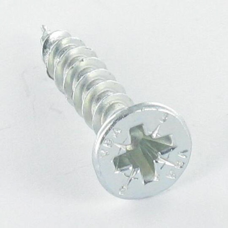 1 x Tornillo madera aglomerado VBA3 cabeza fresada/testa svasat Pozi 6X40 Acero cincado blanco