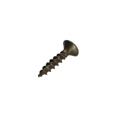 1 x Tornillo madera aglomerado VBA3 cabeza fresada/testa svasat Pozi 4X20 acero bronce