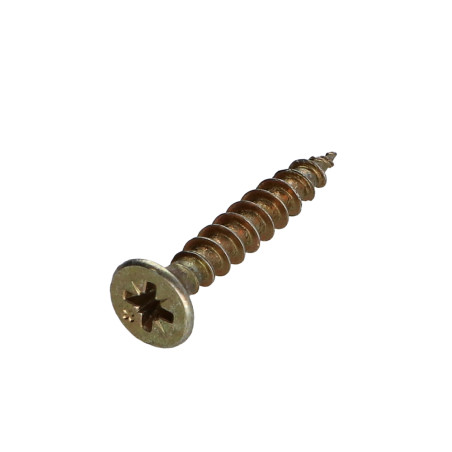 1 x Tornillo madera aglomerado VBA3 cabeza fresada/testa svasat Pozi 4X30 Bicromato