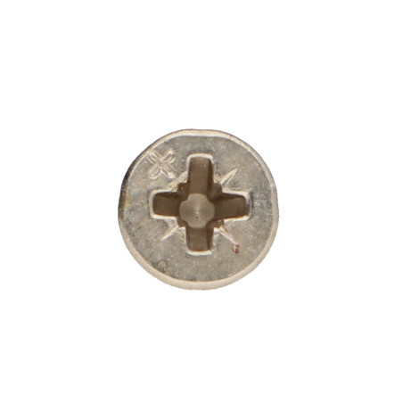 1 x Tornillo madera aglomerado VBA3 cabeza fresada/testa svasat Pozi 3X15 Acero niquelado microtornillo