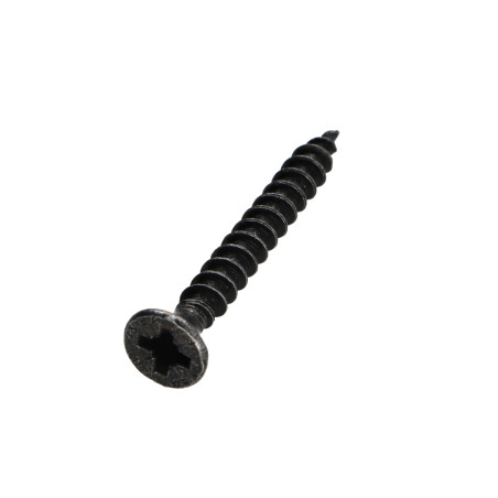 1 x Tornillo madera aglomerado VBA3 cabeza fresada/testa svasat Pozi 4X50 Acero cincado negro