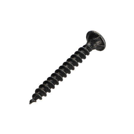 1 x Tornillo madera aglomerado VBA3 cabeza fresada/testa svasat Pozi 4.5X40 Acero cincado negro