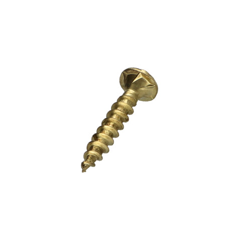 1 x Tornillo madera aglomerado VBA3 cabeza fresada/testa svasat Pozi 4X25 Acero latonado