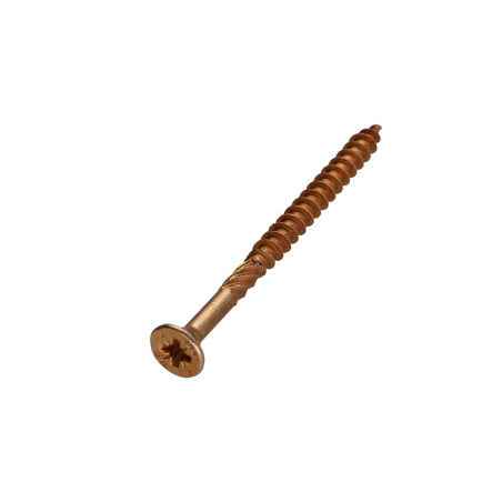 1 x Tornillo madera aglomerado VBA3 cabeza fresada/testa svasat Pozi 6X70 Acero cincado blanco