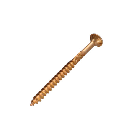 1 x Tornillo madera aglomerado VBA3 cabeza fresada/testa svasat Pozi 6X70 Acero cincado blanco