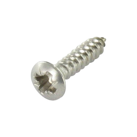 1 x Tornillo chapa cabeza fresada abombada Pozi 3.5X19 Inoxidable A4