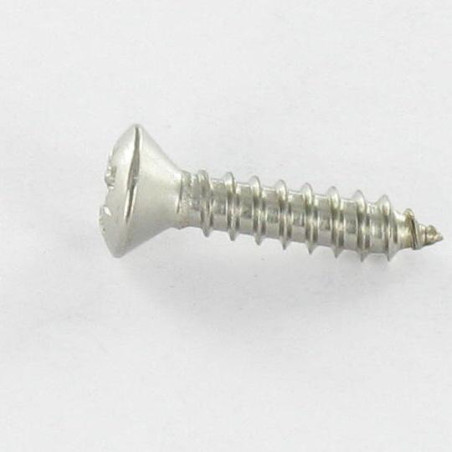 1 x Tornillo chapa cabeza fresada abombada Pozi 3.5X19 Inoxidable A4