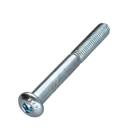 1 x Tornillo metales Cabeza Abombada con Hueco hexagonal M8X90 roscado parcial clase 10.9 llave de 5 Acero cincado