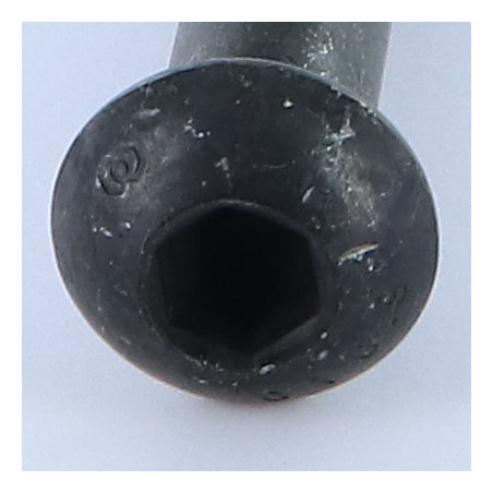1 x Tornillo metales Cabeza Abombada con Hueco hexagonal M12X80 roscado parcial clase 10.9 llave de 8 Acero