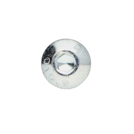 1 x Tornillo metales Cabeza Abombada con Hueco hexagonal M4X30 roscado parcial clase 10.9 llave de 2.5 Acero cincado