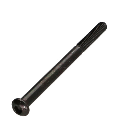 1 x Tornillo metales Cabeza Abombada con Hueco hexagonal M6X80 roscado parcial clase 10.9 llave de 4 Acero cincado