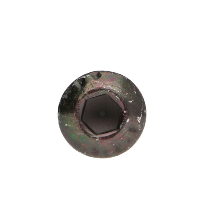 1 x Tornillo metales Cabeza Abombada con Hueco hexagonal M6X80 roscado parcial clase 10.9 llave de 4 Acero cincado