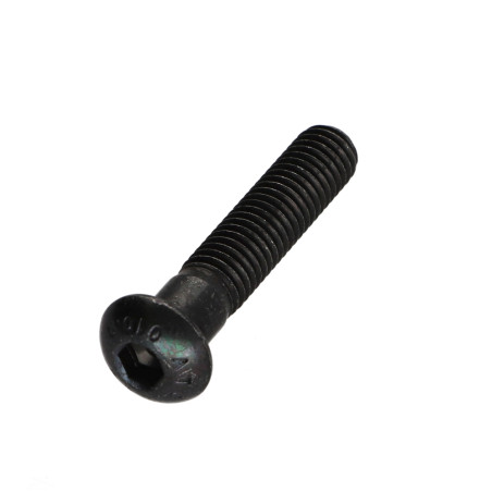 1 x Tornillo metales Cabeza Abombada con Hueco hexagonal M8X40 roscado en 32 clase 10.9 llave de 5 Acero bruto