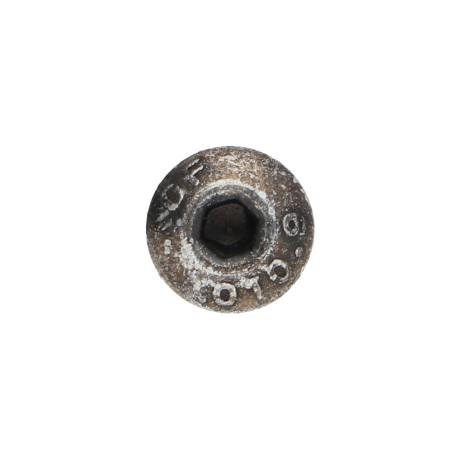 1 x Tornillo metales Cabeza Abombada con Hueco hexagonal M6X45 roscado parcial clase 10.9 llave de 4 Acero cincado
