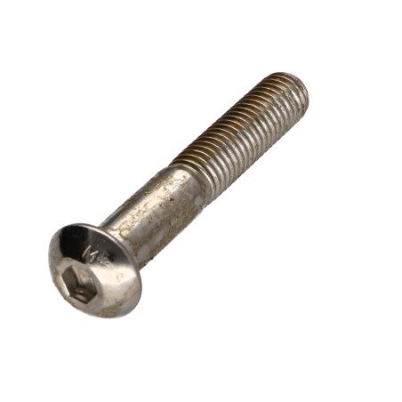 1 x Tornillo metales Cabeza Abombada con Hueco hexagonal M10X60 roscado en 32 clase 10.9 llave de 6 Acero