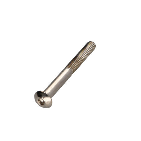 1 x Tornillo metales Cabeza Abombada con Hueco hexagonal M5X45 roscado parcial clase 10.9 llave de 3 Acero