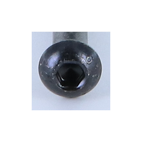 1 x Tornillo metales Cabeza Abombada con Hueco hexagonal M6X45 roscado parcial clase 10.9 llave de 4 Acero cincado