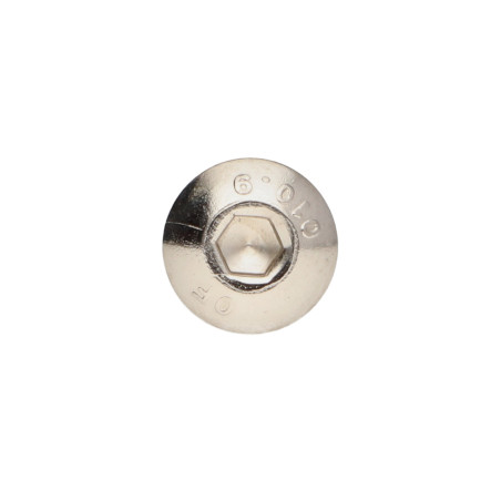 1 x Tornillo metales Cabeza Abombada con Hueco hexagonal M5X45 roscado parcial clase 10.9 llave de 3 Acero