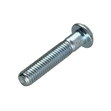 1 x Tornillo metales Cabeza Abombada con Hueco hexagonal M8X40 roscado en 32 clase 10.9 llave de 5 Acero cincado blanco