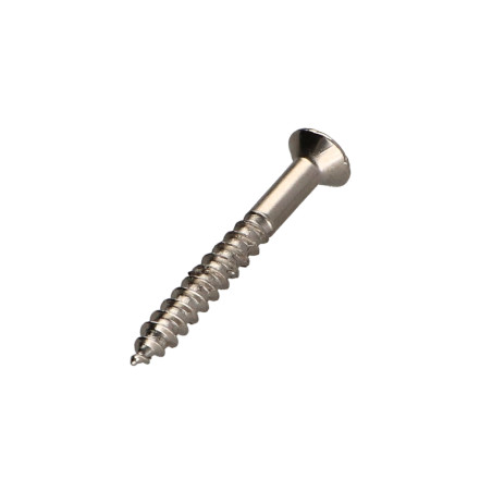 1 x Tornillo madera cabeza fresada/testa svasat Pozi PZ4 3.5X30 Acero niquelado