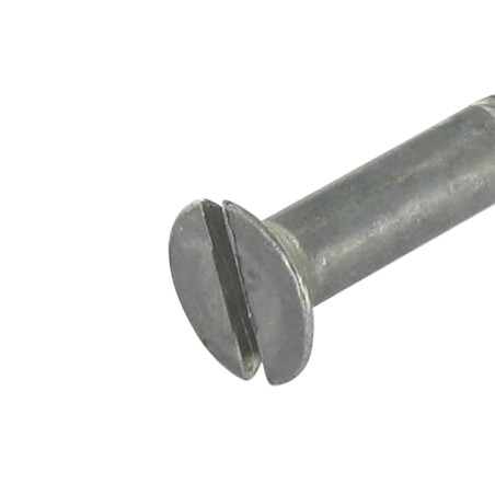 1 x Tornillo madera cabeza fresada/testa svasat Pozi PZ3 3X35 Acero bruto microtornillo