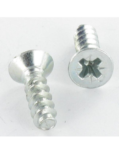 1 x Tornillo pvc cabeza fresada/testa svasat...