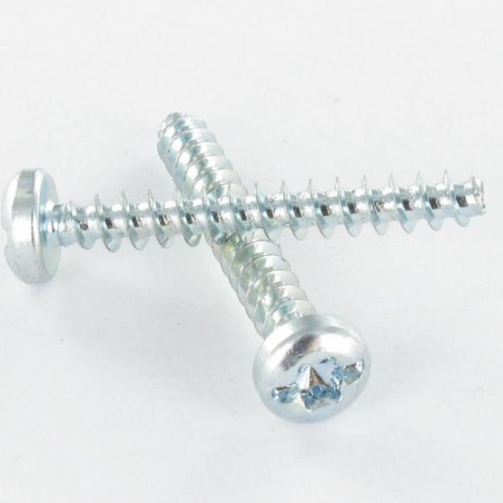 1 x Tornillo pvc cabeza cilíndrica TORX T25 /DEFENDERSE 5X12 Varilla roscada 30 Acero cincado blanco