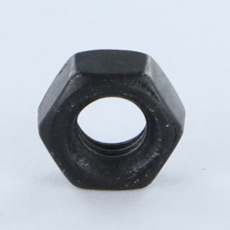 1 x Tuerca hexagonal M6 clase 8 Acero cincado níquel negro reforzado - Alta resistencia a la corrosión