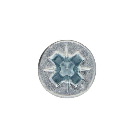 1 x Tornillo madera aglomerado PREMIUM cabeza fresada/testa svasat Pozi PZ4 5X40 Acero cincado blanco