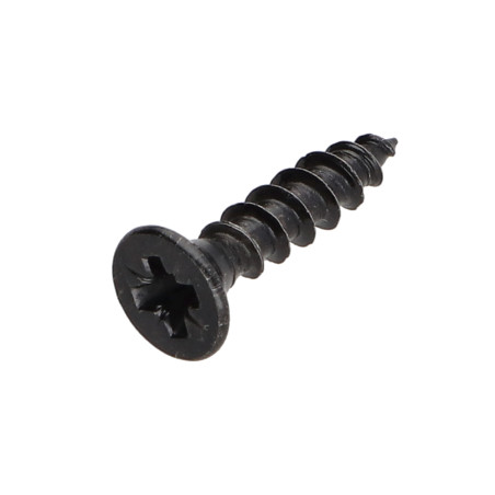 1 x Tornillo madera aglomerado PREMIUM cabeza fresada/testa svasat Pozi PZ4 4X20 Acero cincado negro