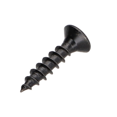 1 x Tornillo madera aglomerado PREMIUM cabeza fresada/testa svasat Pozi PZ4 4X20 Acero cincado negro