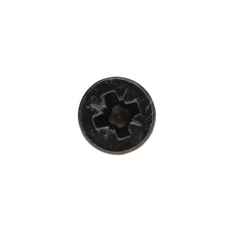1 x Tornillo madera aglomerado PREMIUM cabeza fresada/testa svasat Pozi PZ4 4X20 Acero cincado negro