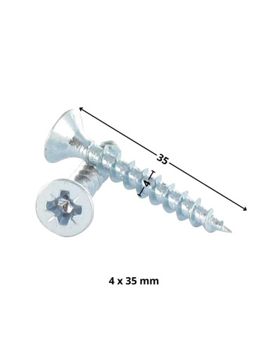 1 x Tornillo madera aglomerado PREMIUM cabeza...