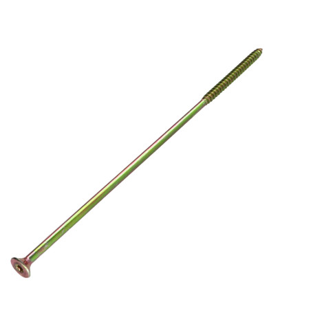 1 x Tornillo madera aglomerado VBA3 cabeza fresada/testa svasat dentado 6X220 roscado en 84 TORX T30 Bicromato