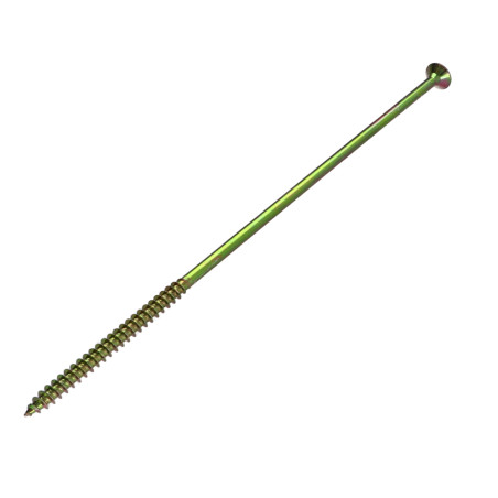 1 x Tornillo madera aglomerado VBA3 cabeza fresada/testa svasat dentado 6X220 roscado en 84 TORX T30 Bicromato