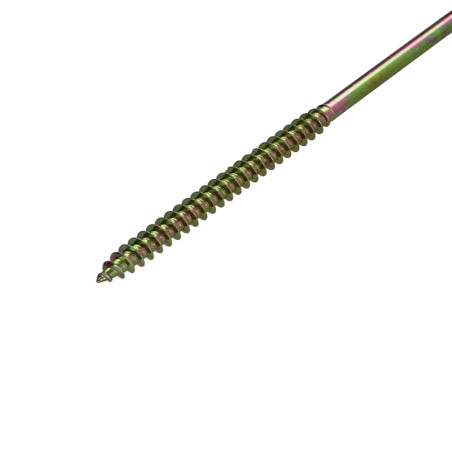 1 x Tornillo madera aglomerado VBA3 cabeza fresada/testa svasat dentado 6X220 roscado en 84 TORX T30 Bicromato