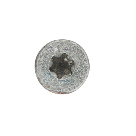 1 x Tornillo madera aglomerado VBA3 cabeza fresada/testa svasat dentado 8X80 roscado en 64 TORX T40 Acero cincado blanco