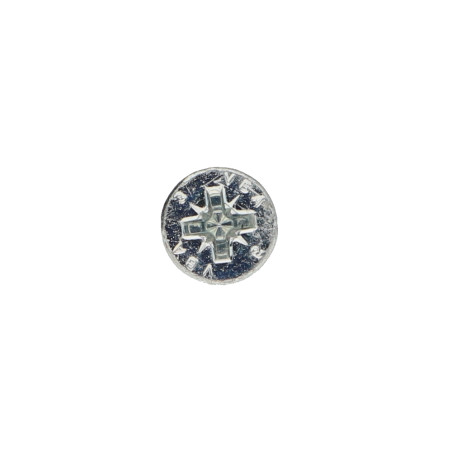 1 x Tornillo madera aglomerado VBA3 cabeza fresada/testa svasat Pozi 5X90 roscado parcial Acero cincado blanco