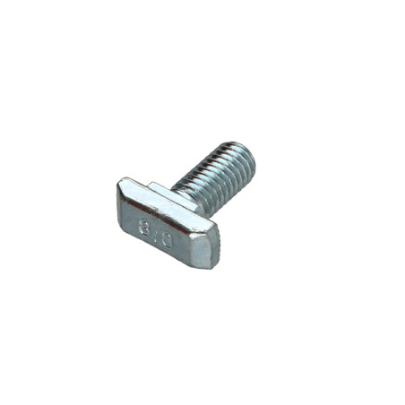 1 x Tornillo metales cabeza martillo M8/17 8.3X19 Clase 8.8 Acero cincado blanco