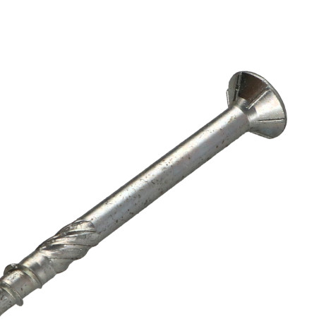 1 x Tornillo madera aglomerado VBA3 cabeza fresada/testa svasat dentado 8X140 roscado en 84 TORX T40 Acero cincado blanco