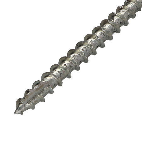 1 x Tornillo madera aglomerado VBA3 cabeza fresada/testa svasat dentado 8X140 roscado en 84 TORX T40 Acero cincado blanco