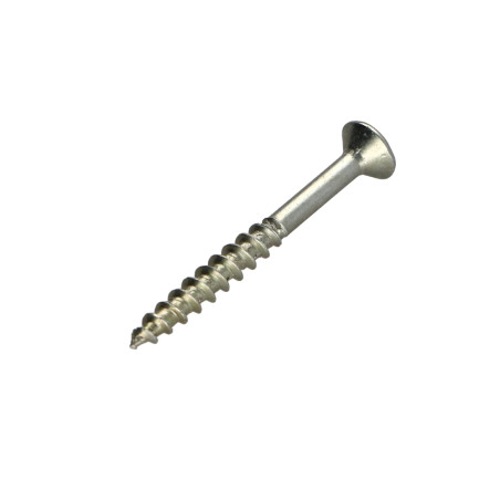 1 x Tornillo madera aglomerado VBA3 cabeza fresada/testa svasat Pozi 3.5X35 roscado parcial Bicromato