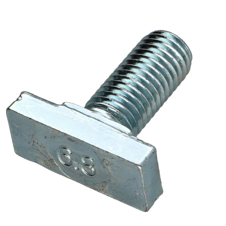1 x Tornillo metales cabeza martillo M12/30 12X32 Clase 6.8 Acero cincado blanco