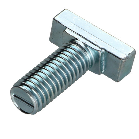 1 x Tornillo metales cabeza martillo M12/30 12X32 Clase 6.8 Acero cincado blanco