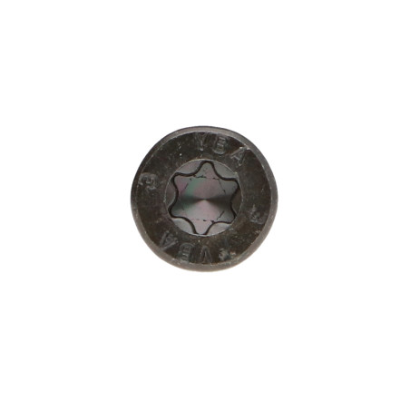 1 x Tornillo madera aglomerado VBA3 cabeza fresada/testa svasat dentado 3.5X20 TORX T10 Acero cincado negro