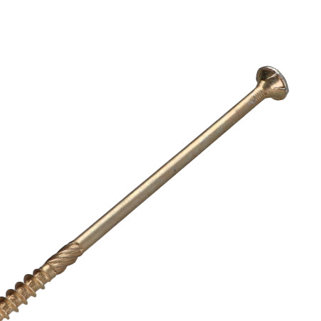 1 x Tornillo madera aglomerado VBA3 cabeza fresada/testa svasat Pozi 6X160 roscado parcial Bicromato
