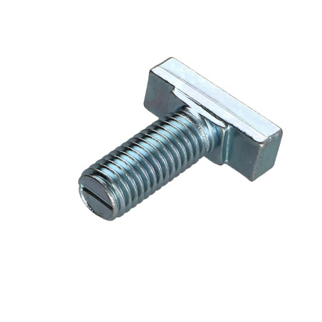 1 x Tornillo metales cabeza martillo M12/30 12X34 Clase 6.8 Acero cincado blanco