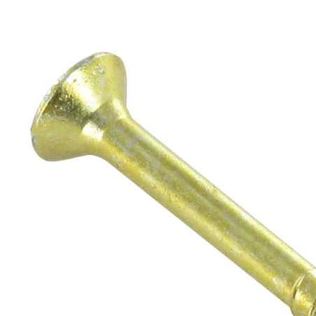 1 x Tornillo madera aglomerado VBA3 cabeza fresada/testa svasat Pozi 4.5X40 roscado parcial Bicromato