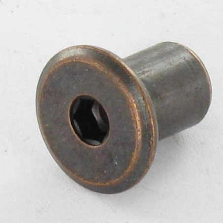 1 x Combifix tuerca encuadernadora cabeza plana diámetro de cabeza: 15 diámetro del cuerpo 9 longitud bajo cabeza 12 M6